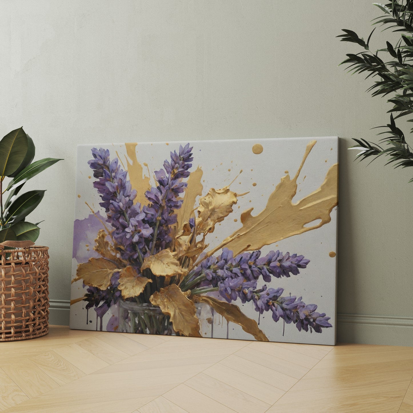 Lavender Fond - Canvas Wall Art