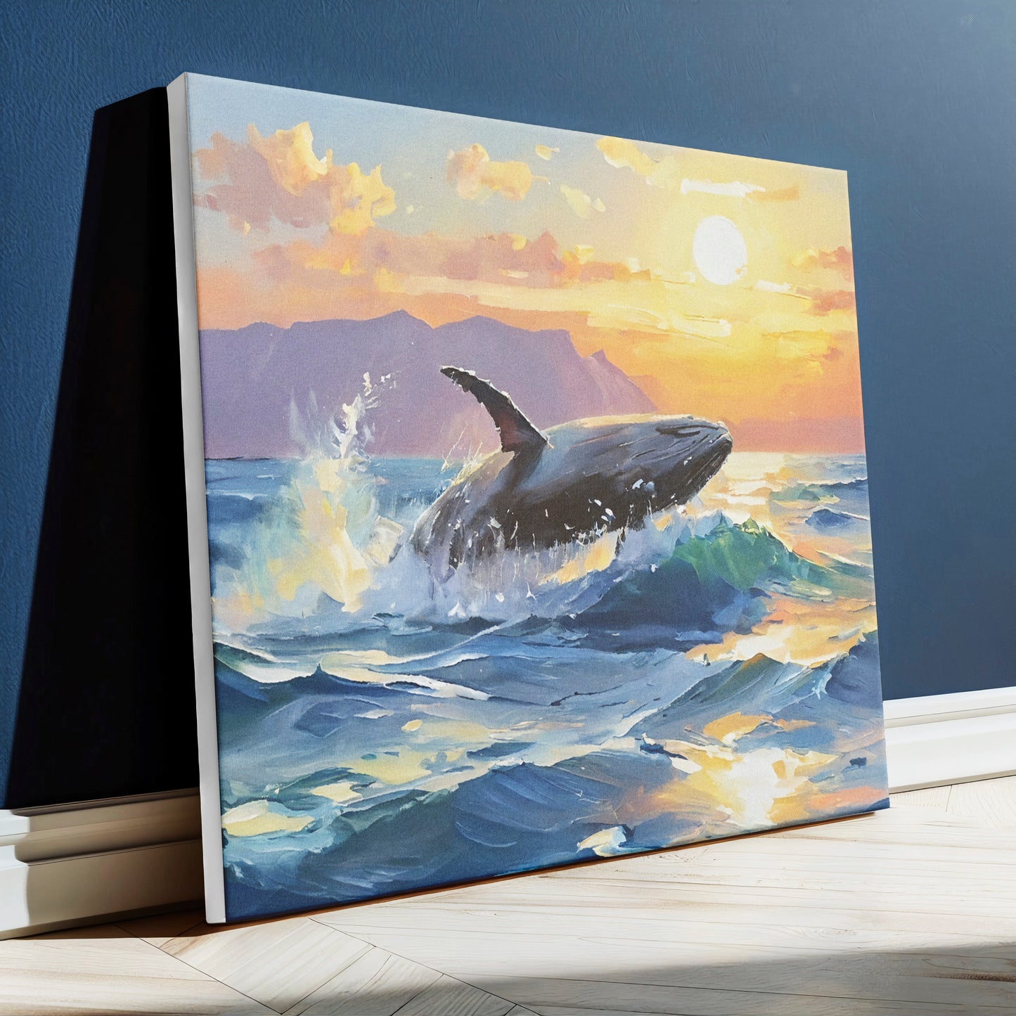 Celestial Whalesong - Canvas Wall Art