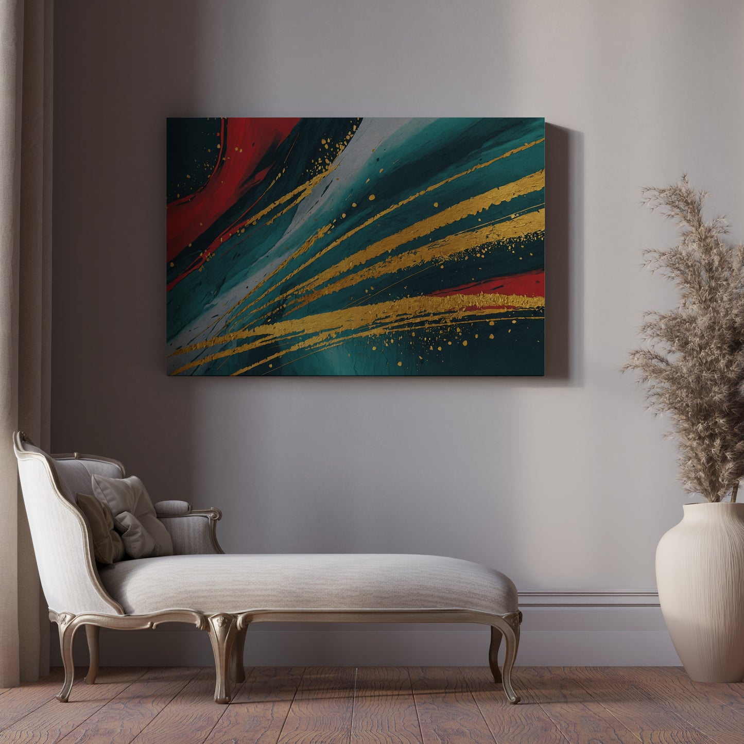 Golden Euphoris - Canvas Wall Art