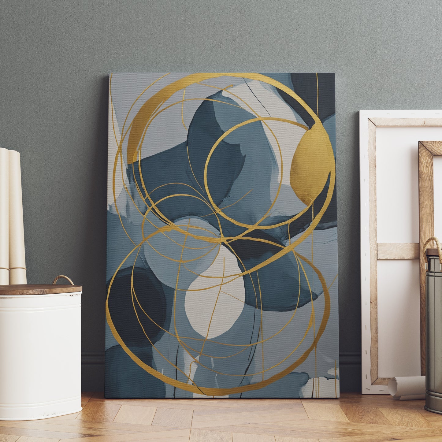 Ethereal Elegance - Abstract Swirl Print