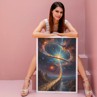 Cosmic Passageway - Abstract Cosmic Wall Art