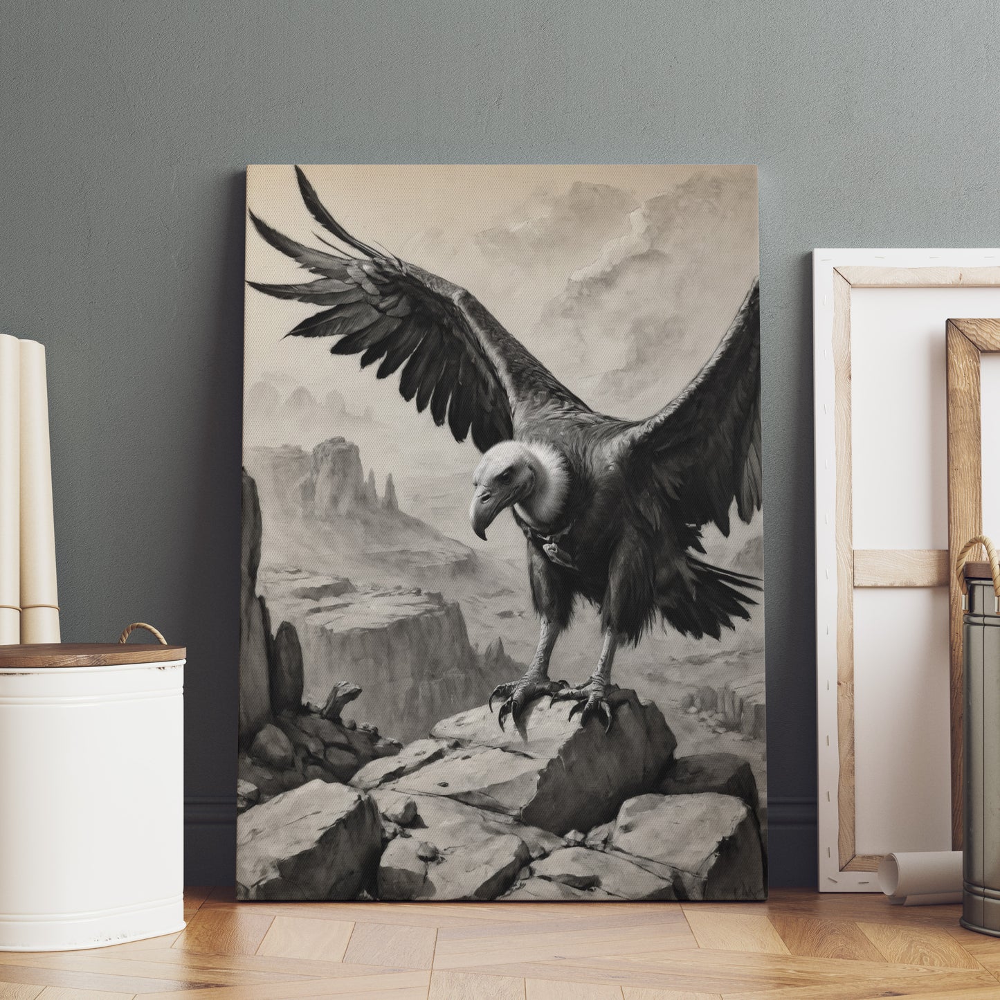 Soaring Dignity - Charcoal Art Print