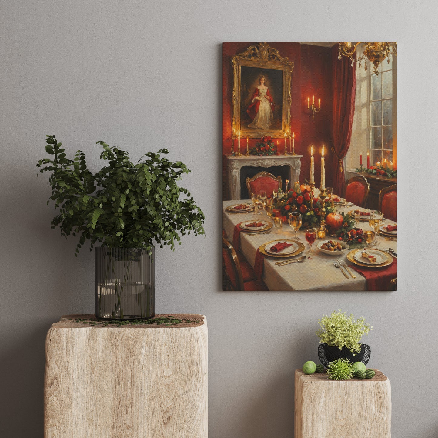 Opulent Elegance - Christmas Themed Art Print