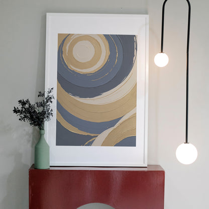 Celestial Swirls - Abstract Swirl Print