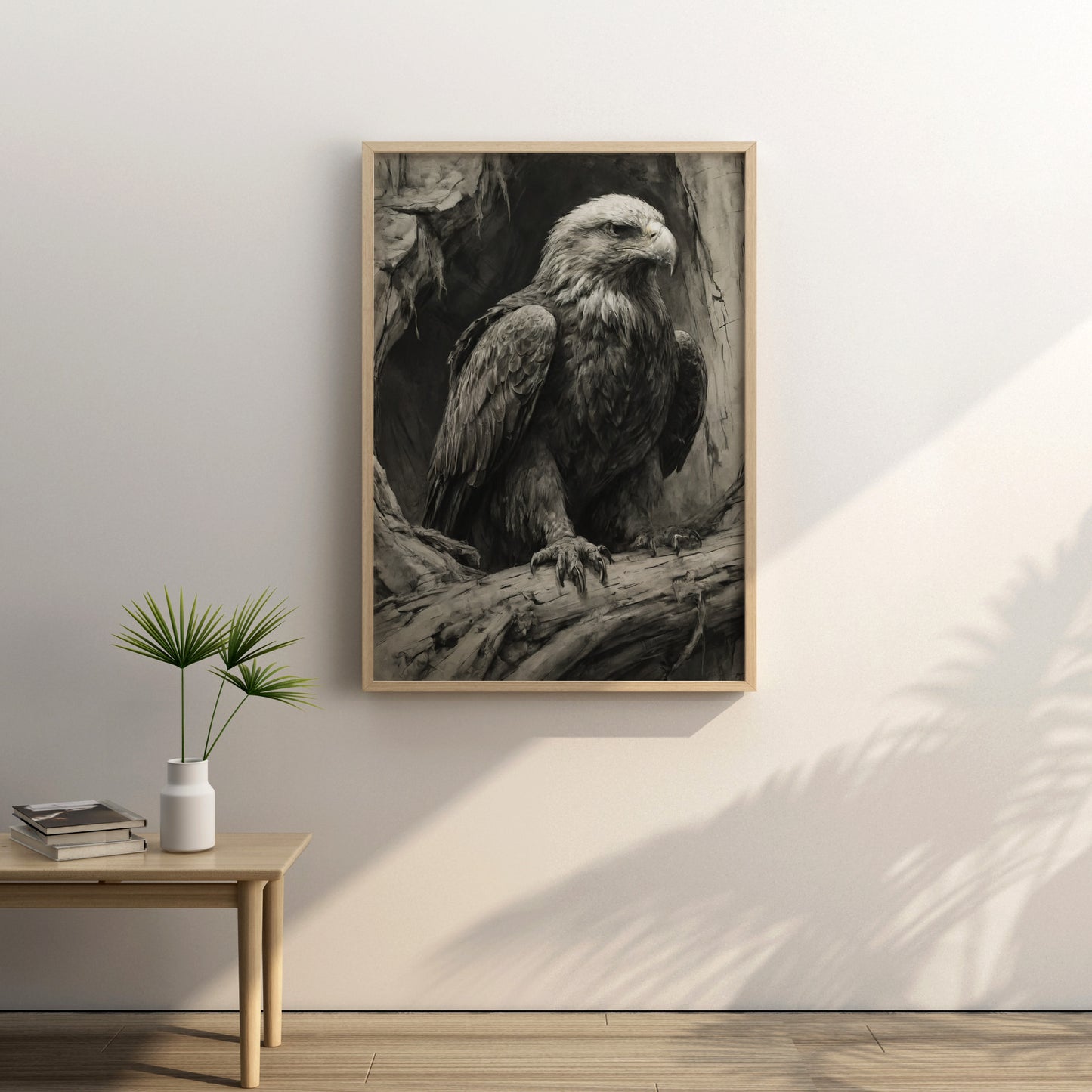 Majestic Solitude - Charcoal Art Print