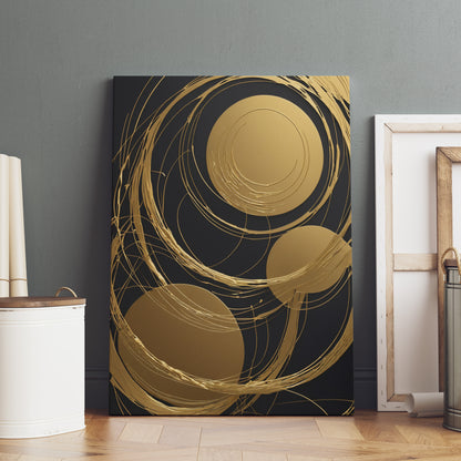 Celestial Harmony - Abstract Swirl Print