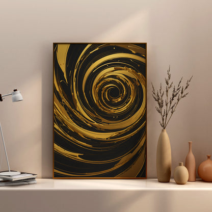 Celestial Vortex - Abstract Swirl Print