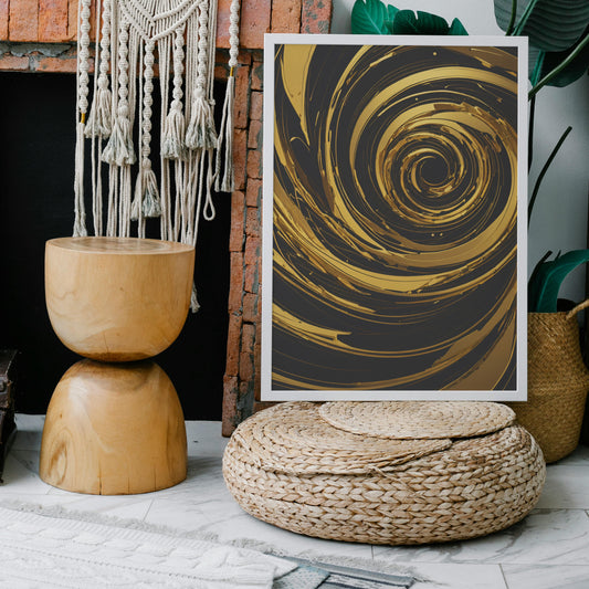 Celestial Vortex - Abstract Swirl Print