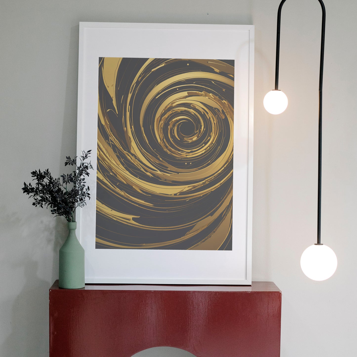 Celestial Vortex - Abstract Swirl Print