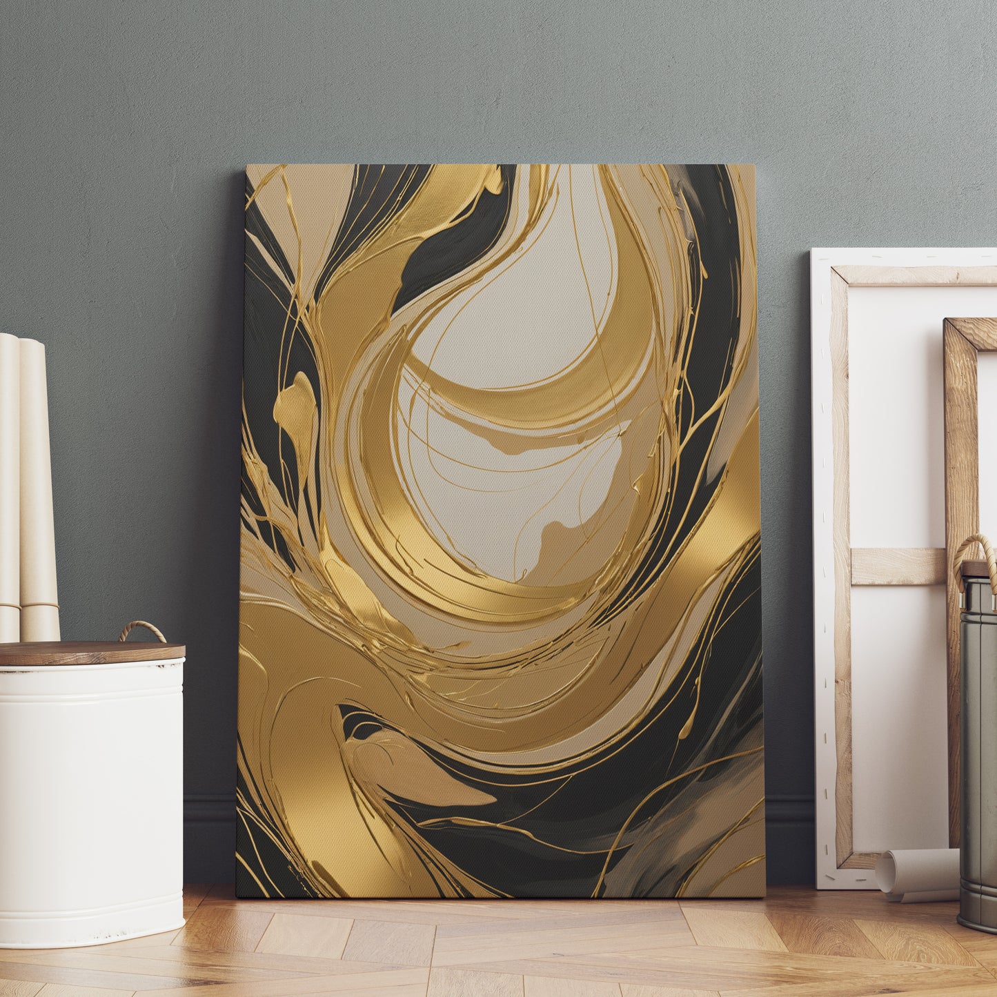 Ethereal Flow - Abstract Swirl Print