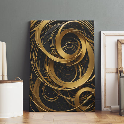 Celestial Harmony - Abstract Swirl Print