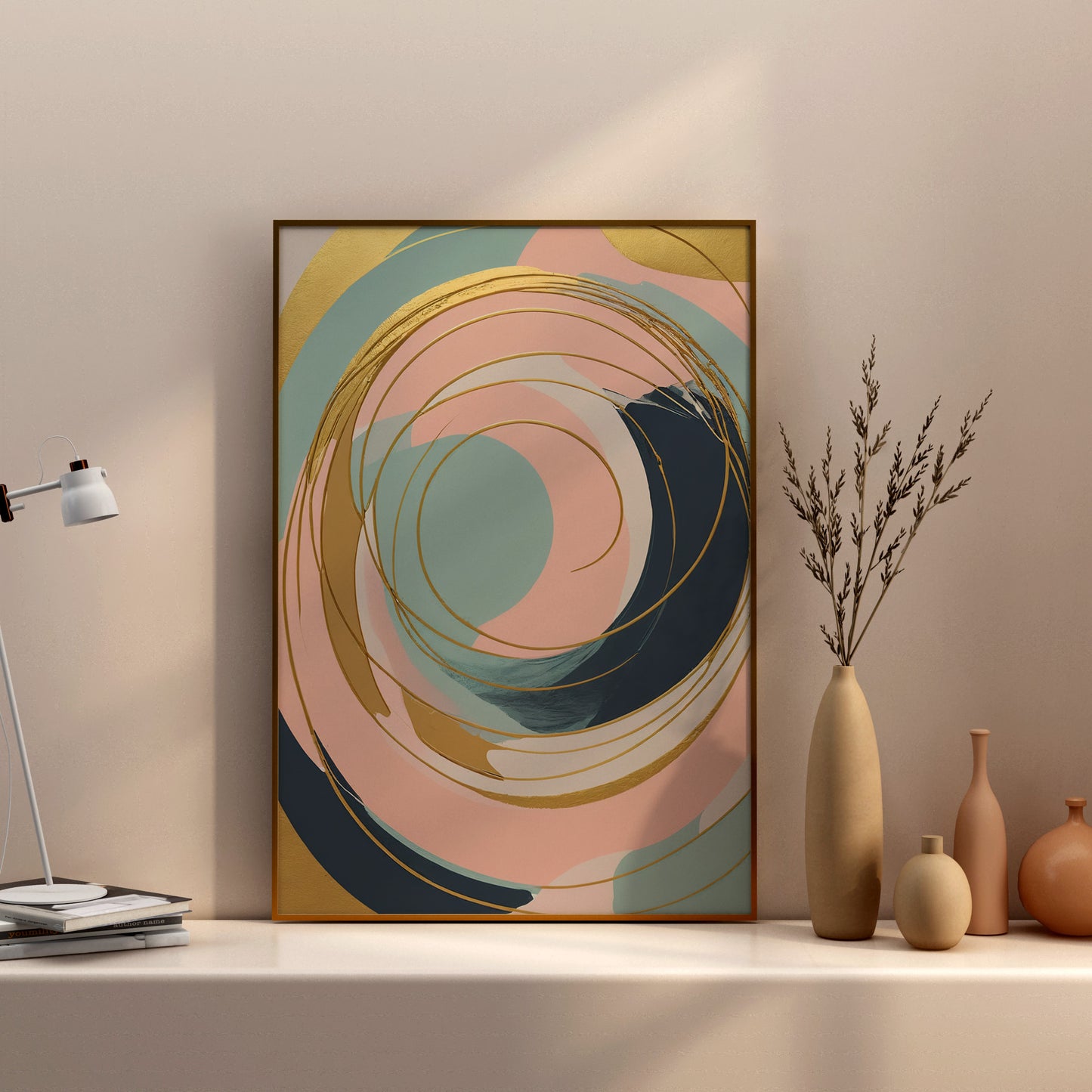 Vibrant Osmosis - Abstract Swirl Print