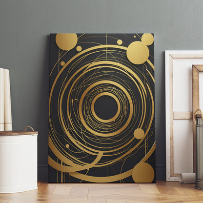 Celestial Harmony - Abstract Swirl Print