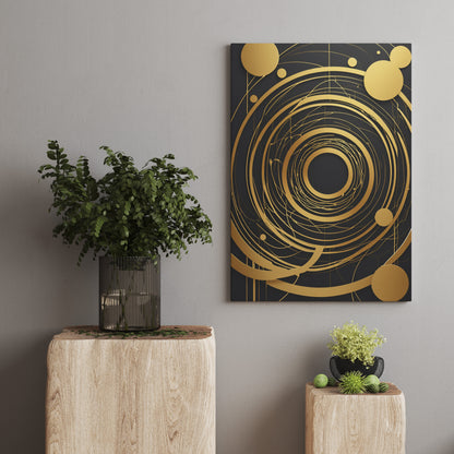 Celestial Harmony - Abstract Swirl Print