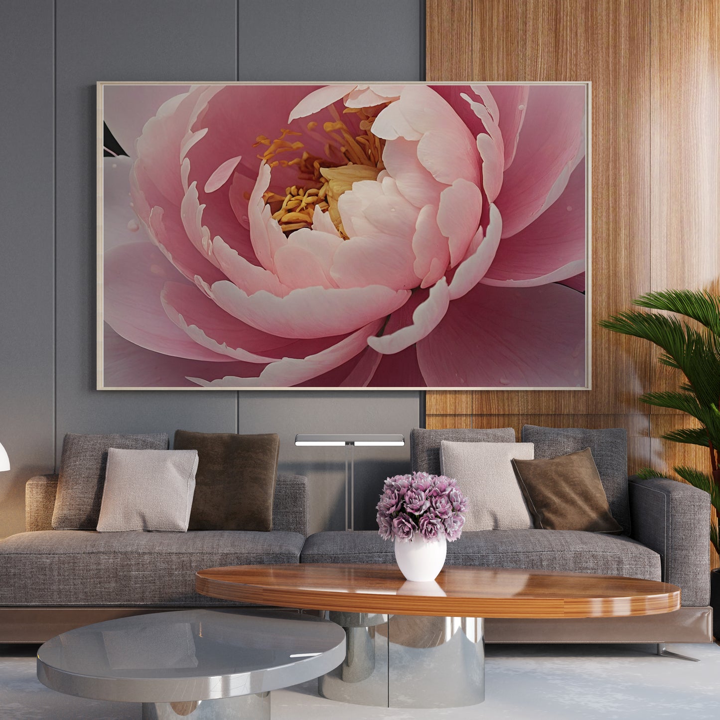 Blossom in Elegance - Abstract Floral Art