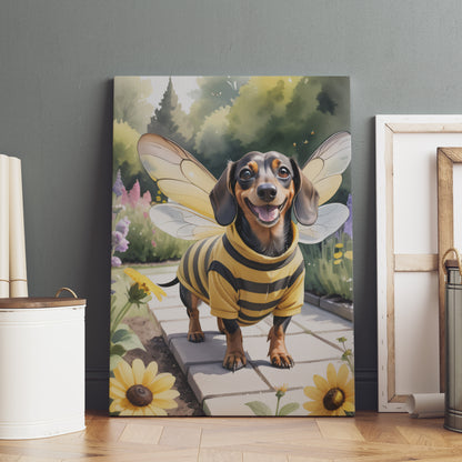 Dachshund Dreams - Fantasy Dog Watercolor Print