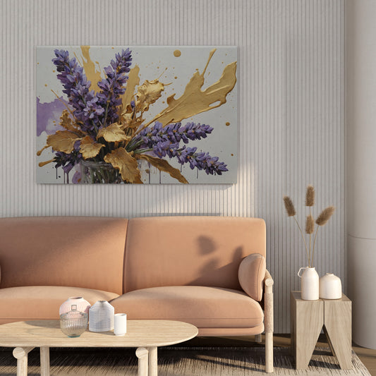 Lavender Fond - Canvas Wall Art