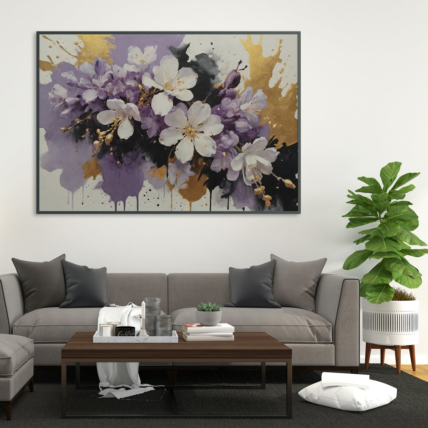 Opulent Bouquet - Abstract Floral Art