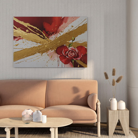 Golden Euphoria - Canvas Wall Art