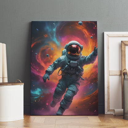 Cosmic Odyssey Unfolding - Abstract Cosmic Wall Art