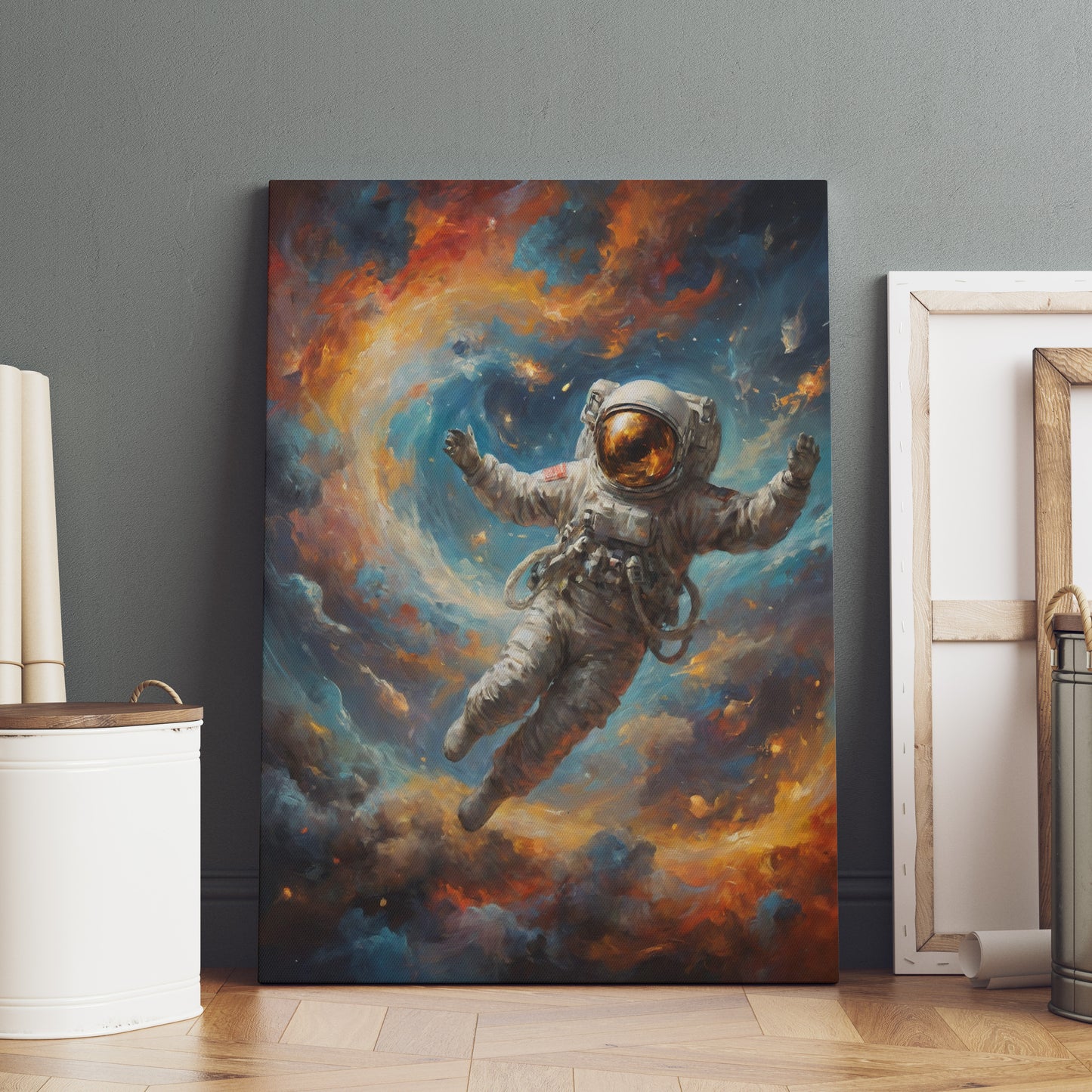 Cosmic Drift - Abstract Cosmic Wall Art