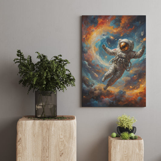 Cosmic Drift - Abstract Cosmic Wall Art