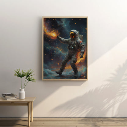 Odyssey - Abstract Cosmic Wall Art