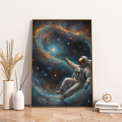 Gravity Drift - Abstract Cosmic Wall Art